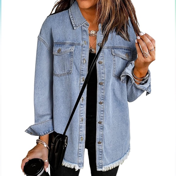 Denim Button Down - Picture 2 of 6